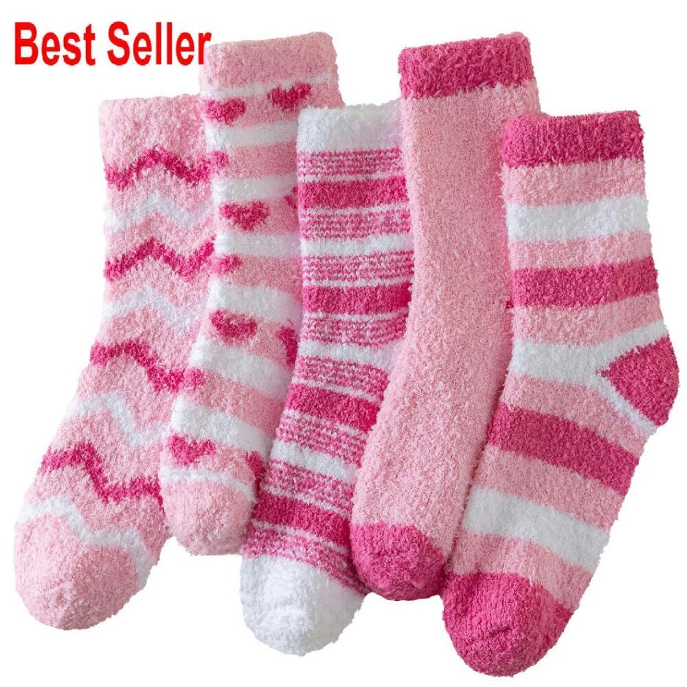 Cozy Fuzzy Socks Ultra Soft Plush Calf Socks Women's Gift Ready